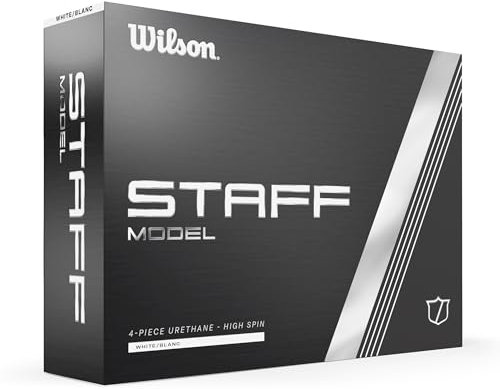 Wilson Unisex-Adult Staff Model Golfball, White, No Size