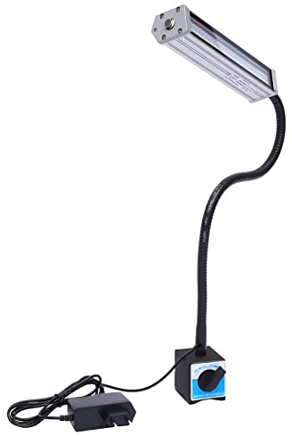 Lampe De Travail CNC Lampe De Machine à LED Lampe De Travail Col De Cygne MagnéTique 10W 360 ° Toute Flexion Fraiseuse AléSeuse Machine pour Tourner, éClairage Industriel, Outil Lumineux