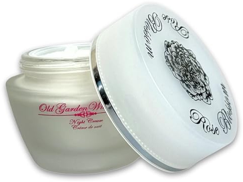 COSMOS NATURAL Rose Face Cream - Wild Rose Moisturizing Night Cream - 50ml | 99% Natural Ingredients for Reducing Fine Lines, Dullness, Loss of Firmness (Canina Rose Oil, Vitamin E, Shea Butter)