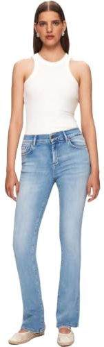 LTB Jeans Fallon 400 – Bootcut Mid Rise Basic-5 Poches Light Wash Bleu en mélange de Coton – Taille W34L30, Bleu, 34W x 30L