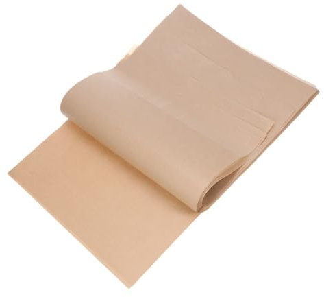 BIUDECO 100blätter Pergamentpapier Vorgefertigte Backpapierblätter Antihaftbeschichtete Backunterlage Für Kekse Brot Und Pizza Unbeschichtet Für Luftfritteuse Und Backofen