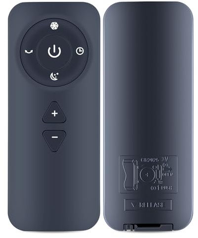 Replacement Remote Control Compatible with ULTTY Bladeless Tower Fan Air Purifier H13 HEPA | R21,R020,R022D