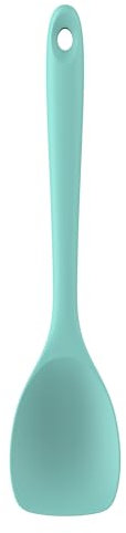 U-Taste Spatola in silicone: cucchiaio da cucina resistente al calore fino a 315°C, flessibile e senza cuciture, con ampia forma a cucchiaio per mescolare, amalgamare, mescolare e servire (Aqua Sky)