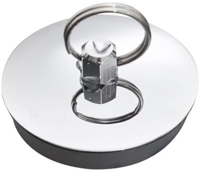 Bouchon de vidange d'évier 42-46 mm - Avec crochet pour évier, baignoire, cuisine, salle de bain