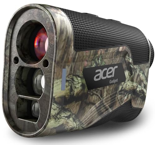 Acer Hunting Range Finder with Slope, 800 Yards Range Finder for Hunting, 6X Magnification, Waterproof Archery Rangefinder for Deer, Rechargeable Battery with Magnet Stripe