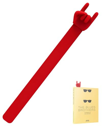 TPZORJX marque page,marque page livre,marque page original,Vintage Pour les amateurs de lecture - Cadeau amusant pour les femmes et les hommes,Marque-page en silicone avec un geste rock créatif