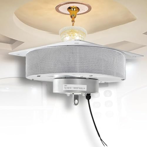 DPQYJPP 2 In 1 Chandelier Lifter, Motorized Villas Heavy Duty Pendant Lamps Lifter Electric Chandelier Hoist Lift System, with Remote Control and Wall Switch, Suitable for hotels, living rooms 70KG