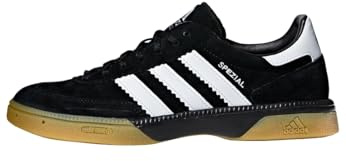 adidas Herren Handball Spezial Shoes, Core Black / Core White / Core Black, 45 1/3 EU
