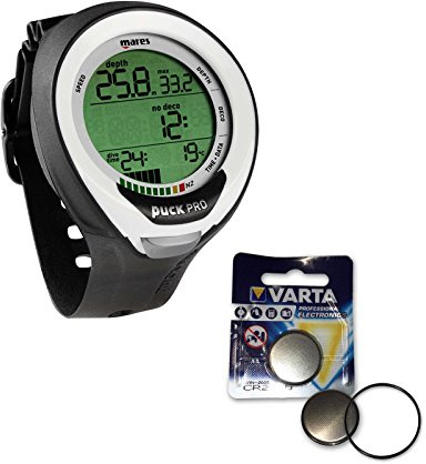 Mares Puck Pro Plus - Ordenador de buceo (incluye pila), color blanco