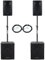 Pronomic Powerstage Economy 1812 2.2 - aktives PA-Set mit 2x 18-Subwoofer und 2x 12-Satelliten - 840 Watt Gesamtleistung (RMS) - inklusive Distanzrohre und XLR-Kabel