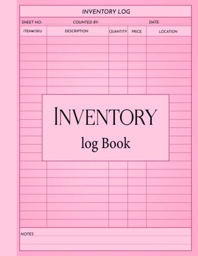 Inventory Log Book: Simple Inventory Book For Small Business | Inventory tracking log book | Business inventory log book | Stock management log book | ... inventory management ledger for businesses