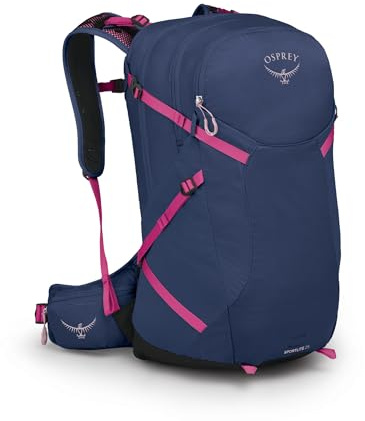 Osprey Sportlite Unisex Backpack, 25L, Alkaline/Hotspot Pink, O/S
