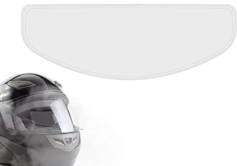 Zuasdvnk Protector de pantalla antivaho para cascos de moto, lente de visera transparente, antivaho y resistente a la lluvia para conducir