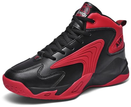 Scarpe da Basket alla Moda da Uomo, Scarpe Sportive Resistenti all'Usura All'aperto, Scarpe da Allenamento per Ragazzi(43 EU, Q4)