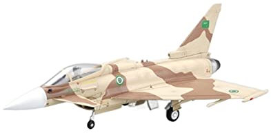 BMAONZ Kleinen Modellflugzeugen 1 72 for EF2000 Taifun Kampfmodell Spielzeug Saudi Air Force Statisches Simulationsflugzeugmodell Miniatur Modelle