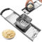 Râpe à spätzle, râpe à spätzle en acier inoxydable avec poignée en caoutchouc,Passoire à Spätzle Passe au Lave-Vaisselle, pour Spaghetti, des Boulettes, des Pâtes