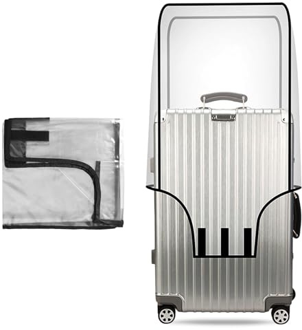 Disnace Housse Valise Protection, Housses de Protection Transparentes en PVC, Housses de Valise Imperméable Anti-Poussière et Anti-Rayures, Protège Bagages Réutilisable pour Valises 30 inch