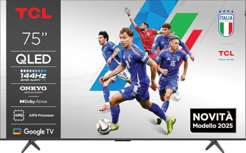TCL TV LED 4K QLED 144Hz 75P89K 190 cm Google TV