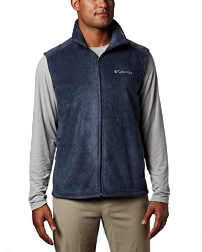 Columbia Mens Steens Mountain Fleece Vest, Collegiate Navy, XX-Large