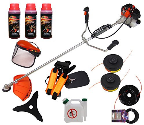 RASENTRIMMER MOTORSENSE FREISCHNEIDER Benzin + 3 Flaschen Öl (3DEM)
