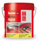 fischer - Pintura impermeabilizante (cubo 1kg) Blanco con fibras, resistente al agua y exteriores