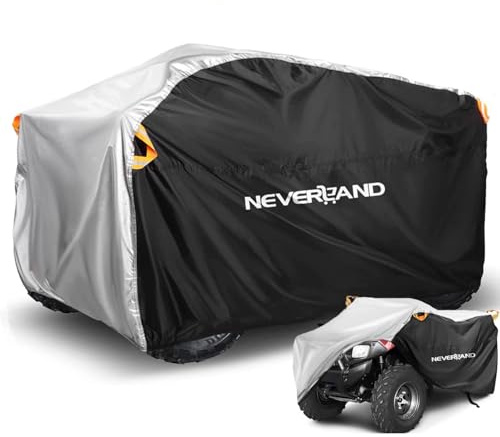 Neverland ATV Cover Waterproof Heavy Duty XL Universal Quad Cover Outdoor Storage Cover 4 Wheeler Rain Cover All Weather for Polaris Sportsman Yamaha Honda Kawasaki Quad Bike
