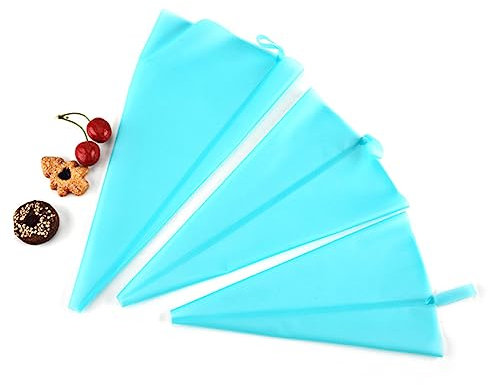 PRETYZOOM 6piezas Manga Pastelera De Silicona Reutilizable para Glaseado Decorar Pasteles y Cupcakes Mangas Pasteleras De Silicona para Cocina y Decoración De Tartas