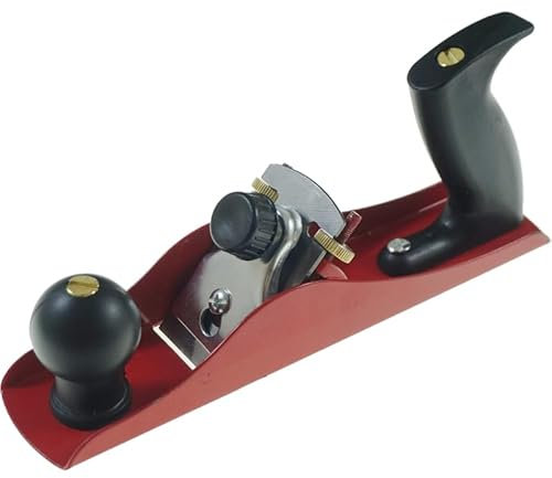 HERO Handhobel Schlichthobel Kantenhobel 240mm Blockhobel Metallhobel Holzhobel Simshobel Glätthobel 45mm Klinge Radialhobel Putzhobel Holzwerkzeug Hobel für Holzbearbeitung Holz Trockenbau Tischler