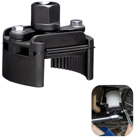 Llave Filtro Aceite Coche 60-80mm - Herramienta Universal para Cambio de Aceite en Coches, Camiones, Barcos - Construcción
