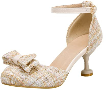 Högklackade skor för flickor – pumps trendiga klädskor med stängning kvällsskor eleganta prinsesskor med rosett högklackade sandaler performance flickskor klänning skor