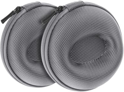 Ldirect 2 Pack Watch Travel Cases Single Watch Storage Boxes with Zipper for Most Smart Watches and Wristwatches up to 50mm