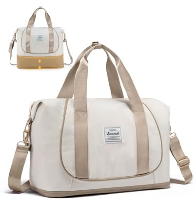 LOVEVOOK Ryanair Handgepäck 40x20x25, Erweiterbare Handgepäck Tasche für Flugzeug, Faltbare Kleine Reisetasche Cabin Travel Bag Weekender Carry On Luggage für Damen Herren