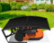 Ollewiellan Mähroboter Garage, Garage für Mähroboter aus PP-Kunststoff,UV-geschütztes Regenhaus für Mähroboter,Mähroboter Wetterschutz,106x87x50cm,Schwarz