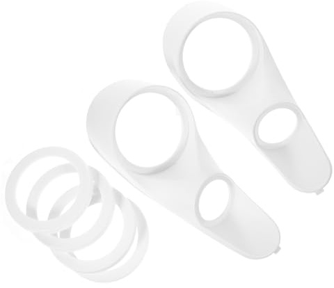 NUOBESTY Supporto per Altoparlanti Auto in Plastica Bianco per Montaggio Sicuro e Protezione Interna per Sistemi Audio per Auto