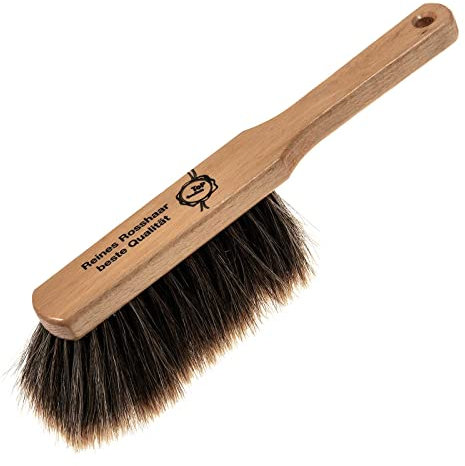 SIDCO Handfeger Rosshaar geschlitzt Handbesen Rosshaarbesen Naturhaar Feger Holz
