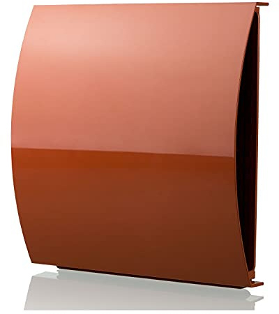 VENTS 100mm Terracotta External Baffle Vent – Wind & Sound Reducing Baffle for Extractor Fans & Ventilation Systems