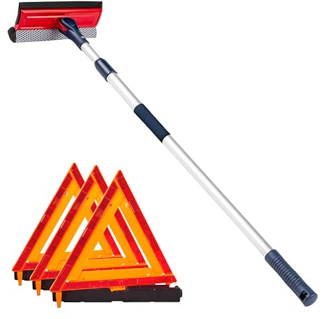 DSV Standard Professional Window Squeegee 10 and Warning Triangles DOT Approved