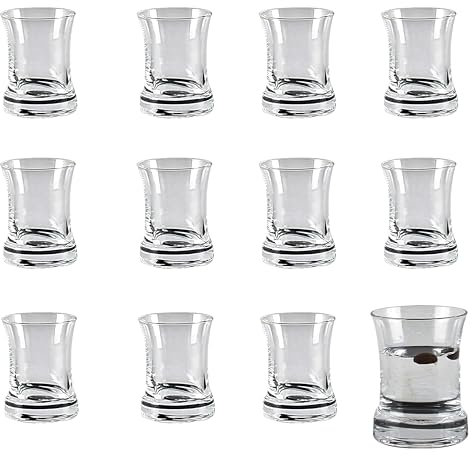 Sauerland GLAS 12er Set Schnapsglas Timo 4cl