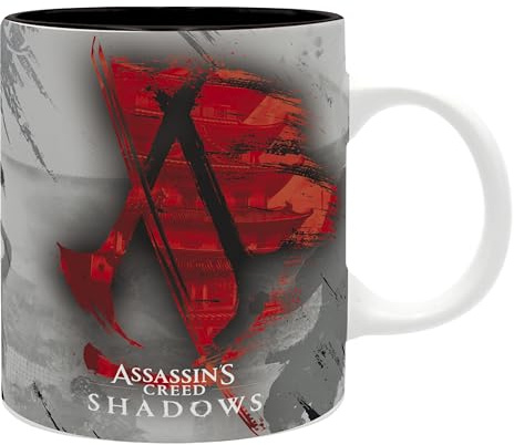 Assassin's Creed Shadows - Crest None Tasse schwarz/rot/grau