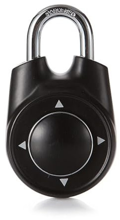 Un Cadenas À Combinaison Directionnelle Speed Dial Set-Your-Own Combination Lock, pour Un Casier Ou Boîte De Rangement À L'école Ou À La Salle De Gym,Noir