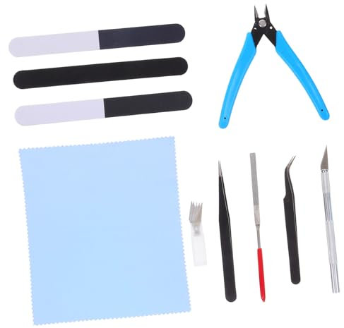 HOODANCOS 1 Satz Modellwerkzeugsatz Werkzeugsatz Für Modellautos Modellbauwerkzeuge Modellierwerkzeuge Für Kunststoffmodelle Werkzeugsatz Für Kunststoffmodelle Hobby-modellbauwerkzeug Gummi