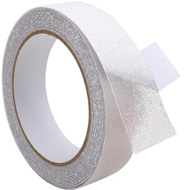 Gkhlg 1 Roll of Clear Anti-Slip Tape Waterproof Rubber Grip Tape Non-Slip Safety Grip Tape for Children Elderly Pets Ideal for Bathrooms Stairs Kitchens More 2.5cm Width x 5m Long