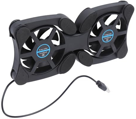 HOLIDYOYO Tappetino Di Raffreddamento Per Laptop Pieghevole Ventole Da Usb Base Di Supporto Per Notebook Dispositivo Di Raffreddamento Portatile Cuscinetti Protettivi Antiscivolo