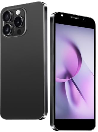 DEMANN GMBH Teléfono desbloqueado, pantalla de 5,0 pulgadas, 2 GB de RAM + 16 GB de Rom/TF 128 GB, cámara doble, soporte 4G LTE FDD TDD, tarjeta SIM doble, ideal para principiantes. (25 negro)