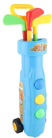 TIKATARER Giocattolo da Golf per Bambini, Set di Mazze da Golf per Bambini con Mazze Ultra Leggere, Non Accessori, Ideale per Sport all'aperto al Coperto e Regali di Natale di Compleanno