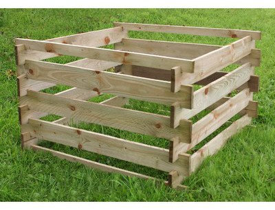 Zest4Leisure Composter - FSC Certified Pressure Treated Wood