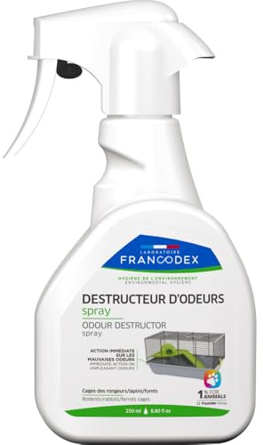 Francodex - Destructeur d’Odeurs Lapin & Rongeur - 250 ML