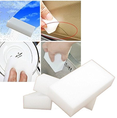 3 Spugne gomma magica, senza detergeant