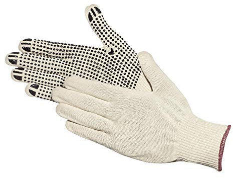 JAH Baumwoll-Strickhandschuh weiß – leicht & atmungsaktiv – für Lager, Verpackung & Wareneingang