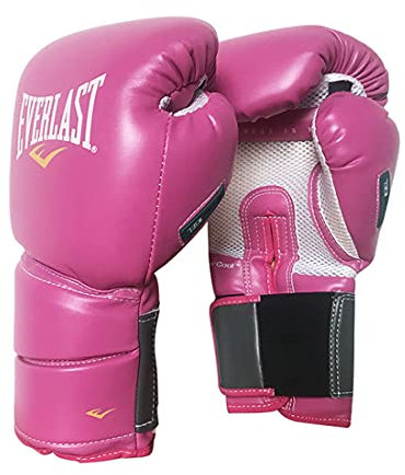 XJST Guanti da Boxe di PRO Grade per Donne E Uomini, Kickboxing Bagwork Sparring Guanti da Allenamento Guanti Ad Allenamento Exersize Guanti, Pelle di Grado Resistente,Rosa,10OZ